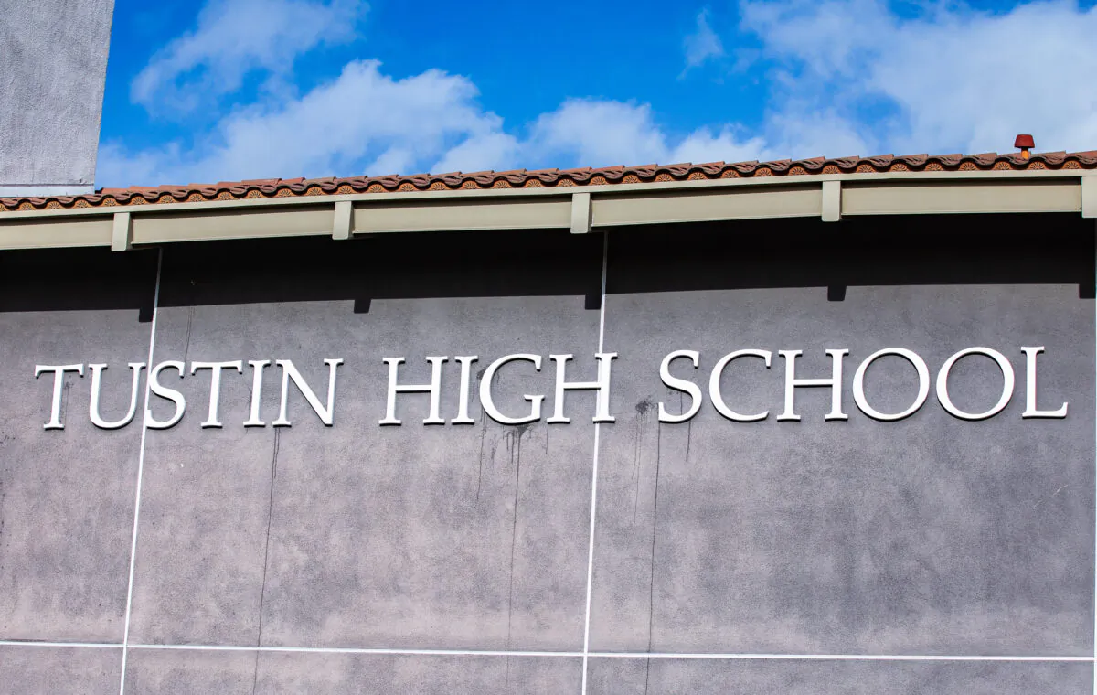 Tustin High School in Tustin, Calif., on Jan. 5, 2023. (John Fredricks/The Epoch Times)