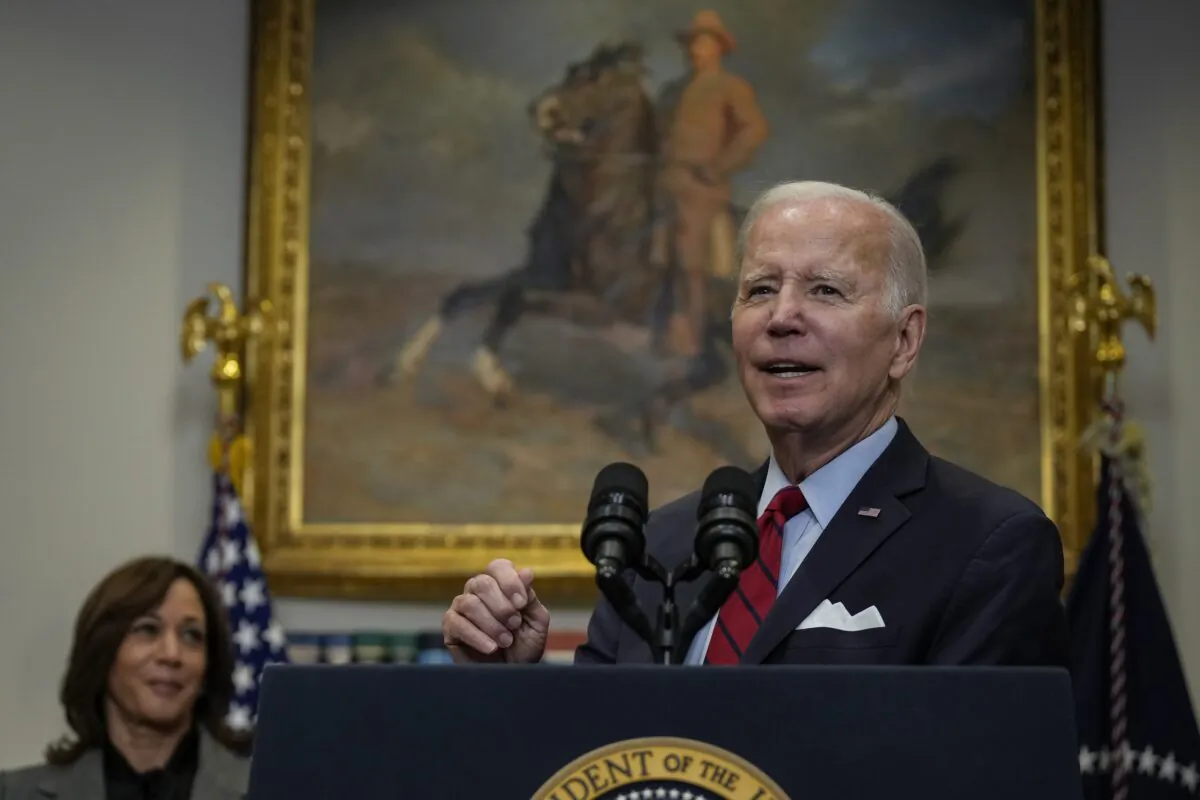 President Joe Biden delivers remarks about border security in Washington on Jan. 5, 2023. (Drew Angerer/Getty Images)
