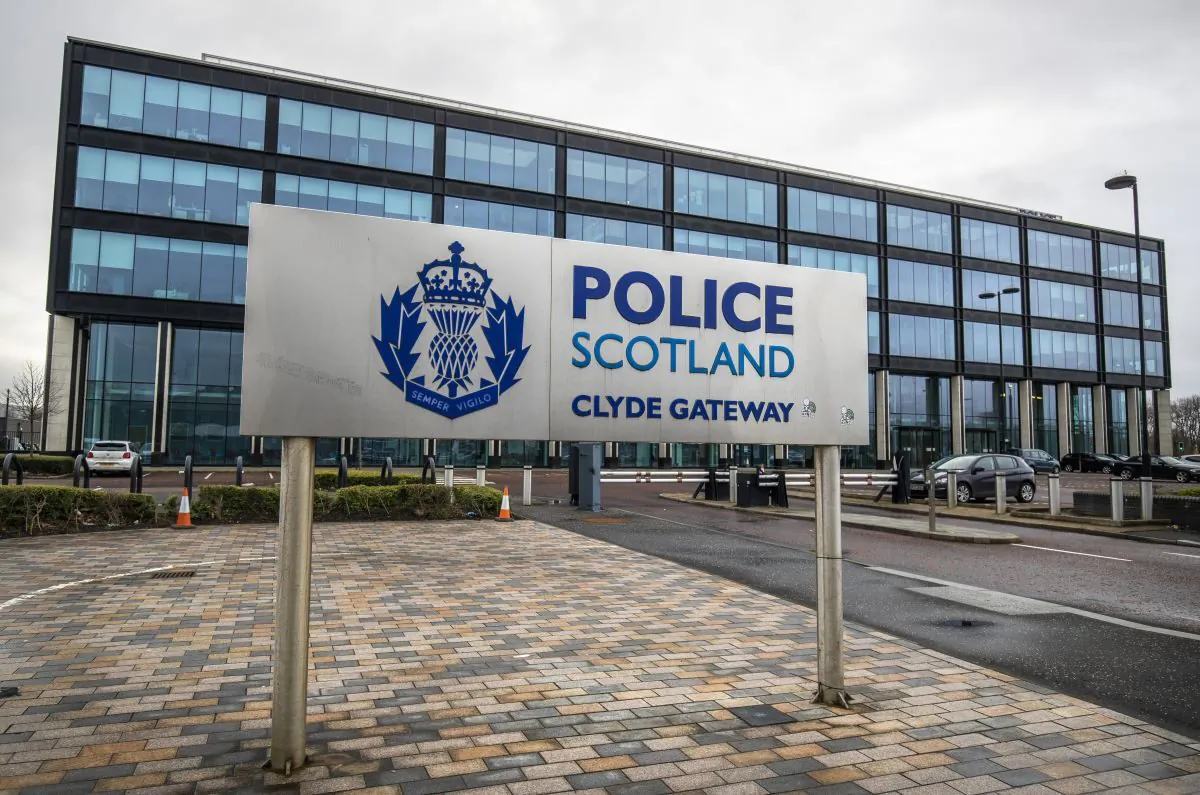 Police Scotland's Clyde Gateway headquarters at Dalmarnock, Glasgow, on Jan. 5, 2020. (PA)