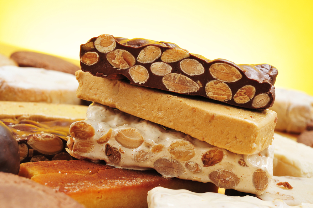 Closeup,Of,A,Tray,With,Different,Turron,,Polvorones,And,Mantecados,