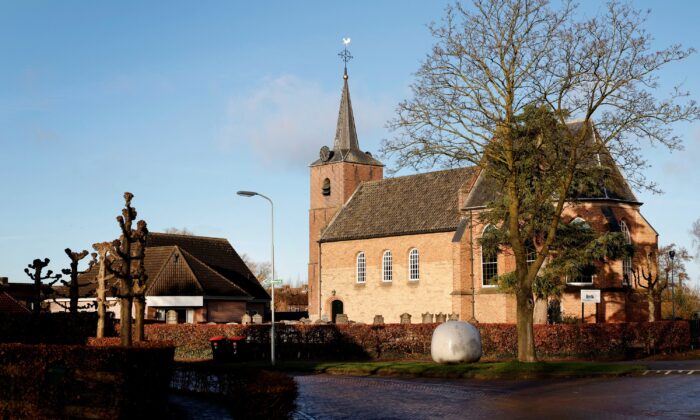 A a street in the Dutch village of Ommeren, Netherlands, on Jan. 6, 2023. (Piroschka van de Wouw/Reuters)