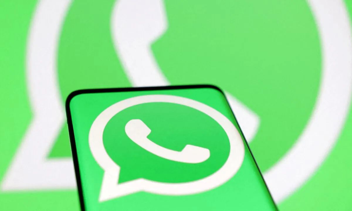 A Whatsapp logo in an illustration on Aug. 22, 2022. (Dado Ruvic/Illustration/Reuters)