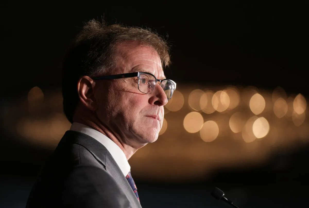 B.C. Health Minister Adrian Dix pauses while responding to questions during a news conference, in Vancouver, on Nov. 7, 2022. (The Canadian Press/Darryl Dyck)
