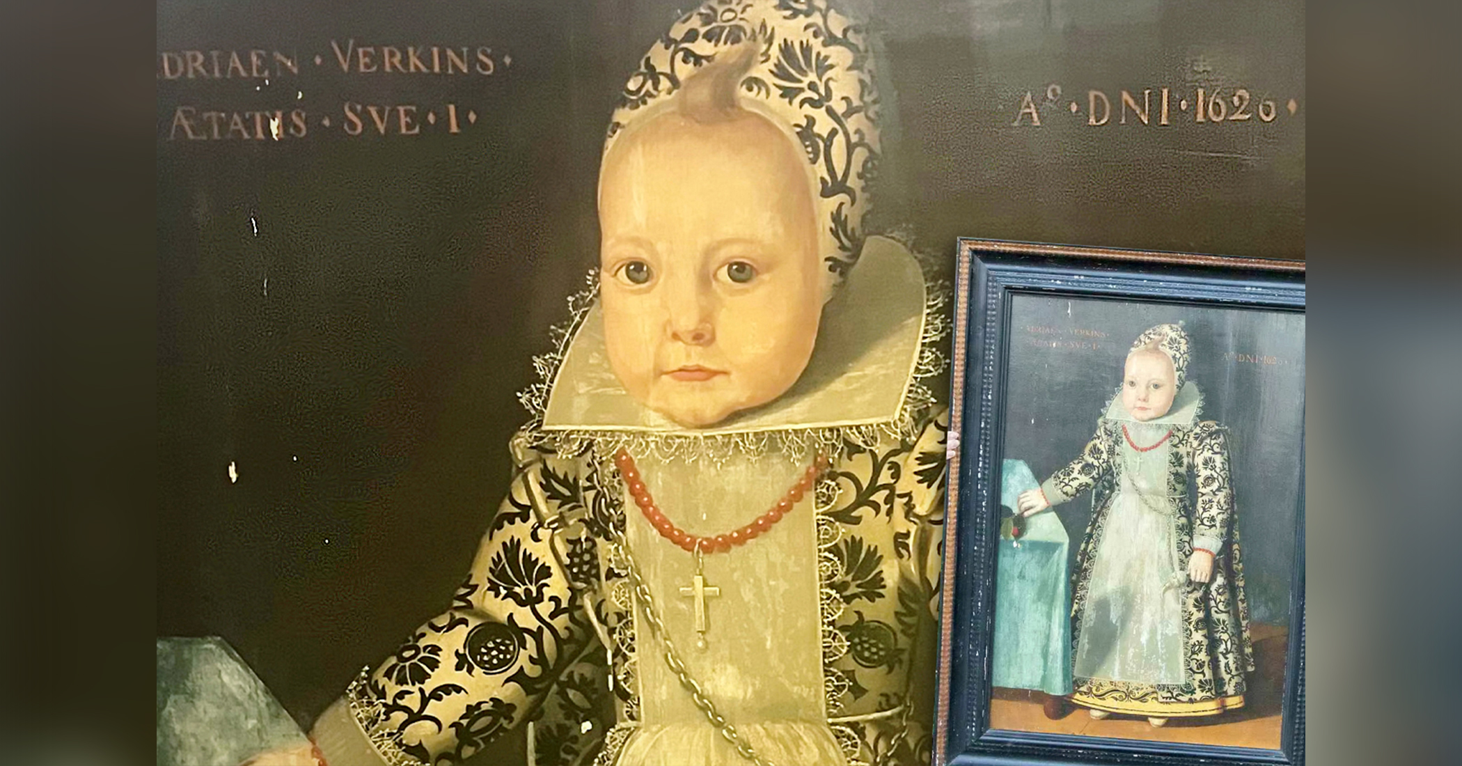 400-Year-Old Painting of Rich Child Found Hidden Away in a Cottage ...