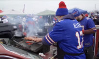 Fans Hold Tailgate Party Before NFL Game Between Buffalo Bills and New England Patriots