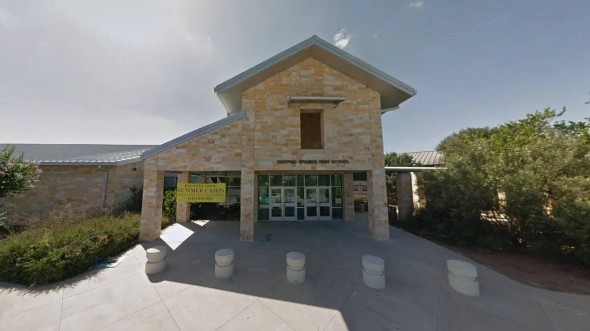 The Dripping Springs High School in Dripping Springs, Texas in July 2016. (Google Maps)
