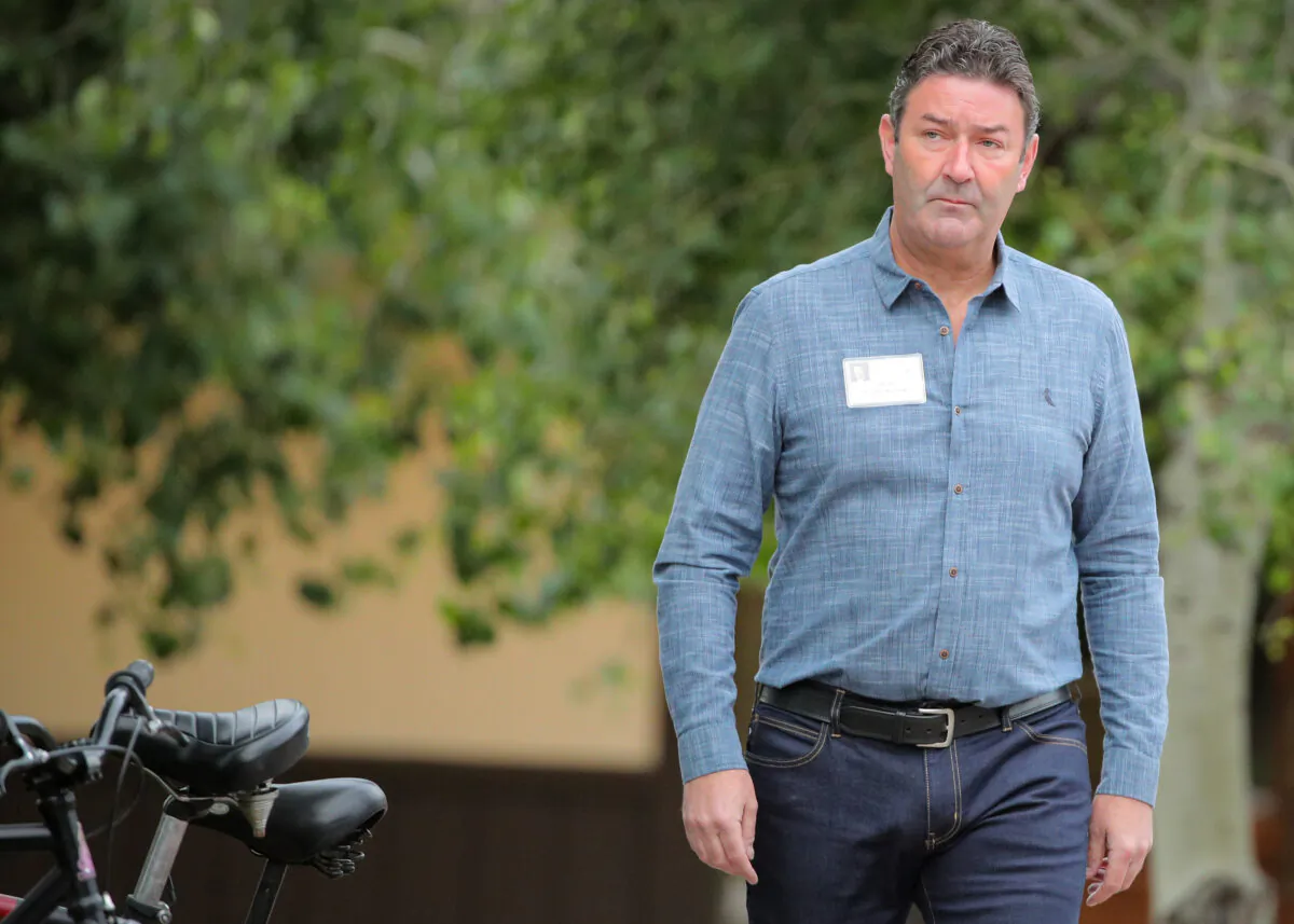 Steve Easterbrook, CEO of McDonald's Corp., attends the annual Allen and Co. Sun Valley media conference in Sun Valley, Idaho, on July 10, 2019. (Brendan McDermid/Reuters)