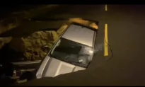 Firefighters Rescue Woman And Girl From Chatsworth Sinkhole