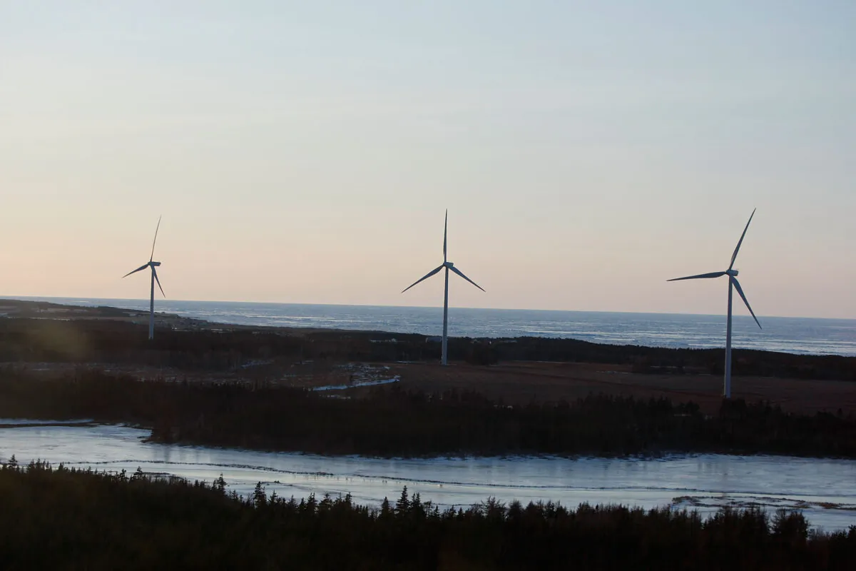 Wind turbines at East Point, Prince Edward Island, in a file photo. (Joe Raedle/Getty Images)
