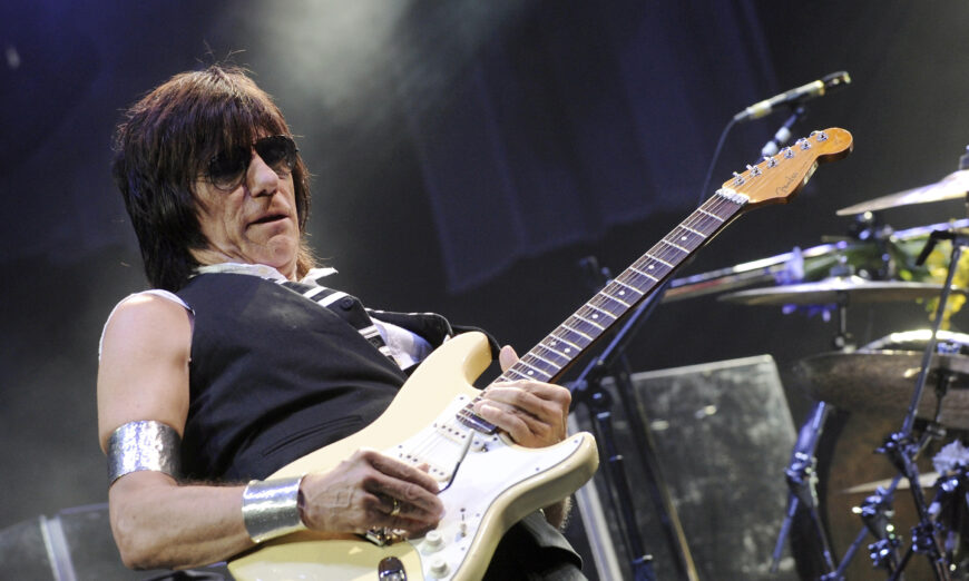 Guitarist Jeff Beck performs in concert at Madison Square Garden in New York on Feb. 18, 2010. (Evan Agostini/AP Photo)