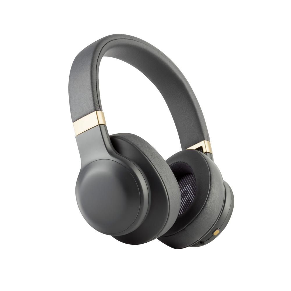 Wireless,Headphones,Isolated,On,White,Background.,Black,Silver,Over-the-ear,Headset