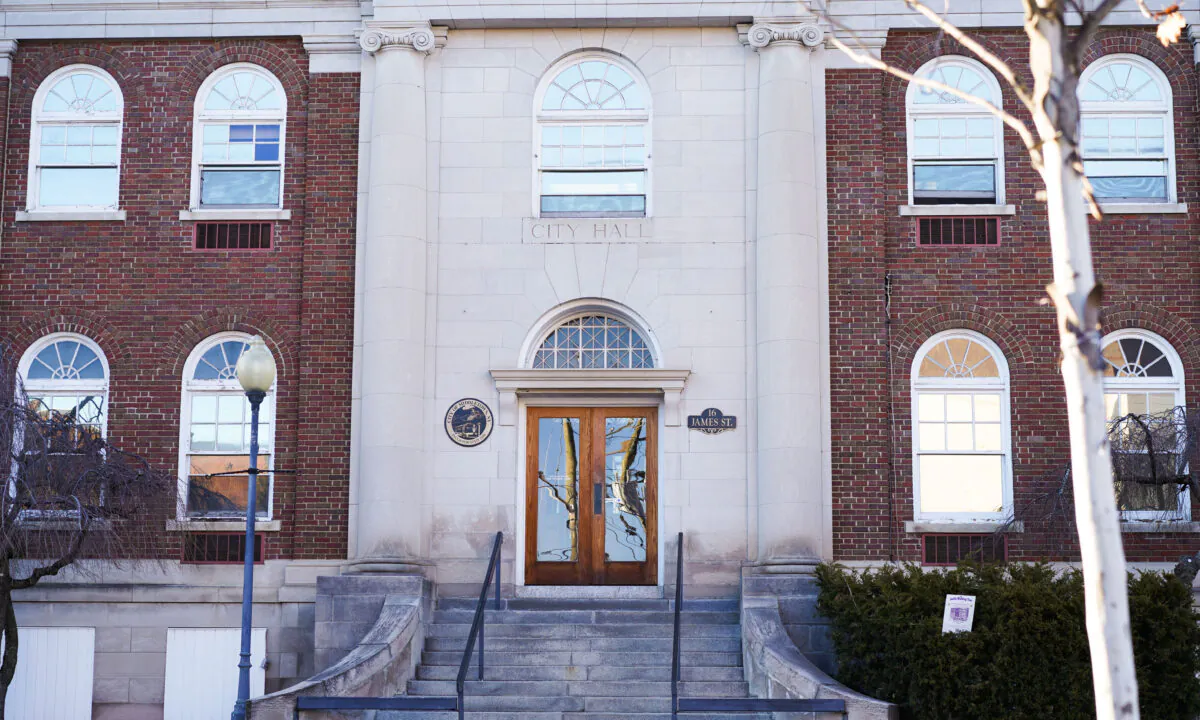 City Hall in Middletown, N.Y., on Jan. 9, 2023. (Cara Ding/The Epoch Times)