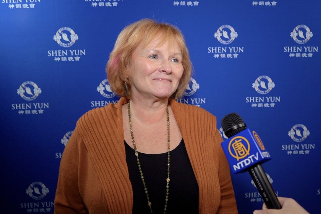 Carol Sheldon attended Shen Yun Performing Arts at the William B. Bell Auditorium, in Augusta, on Jan. 11, 2023. (NTD)