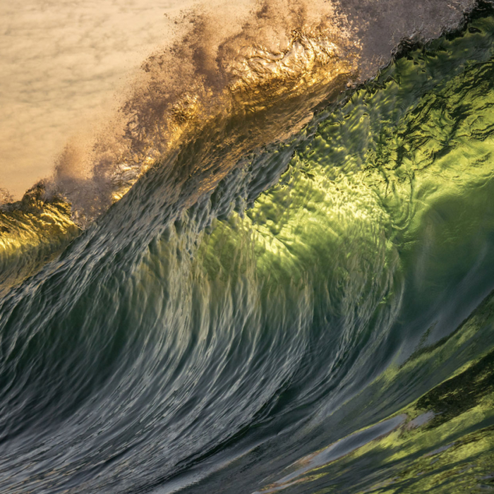 Ocean Photographer Captures Glassy Waves Frozen in Time