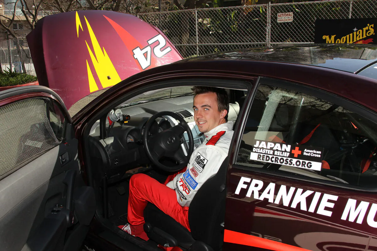 A file image of actor Frankie Muniz at the 35th Annual Toyota Pro/Celebrity Race practice in Long Beach, Calif., on April 15, 2011. (Frederick M. Brown/Getty Images)