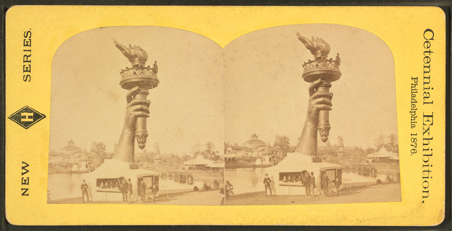  Torch and hand of Statue of Liberty