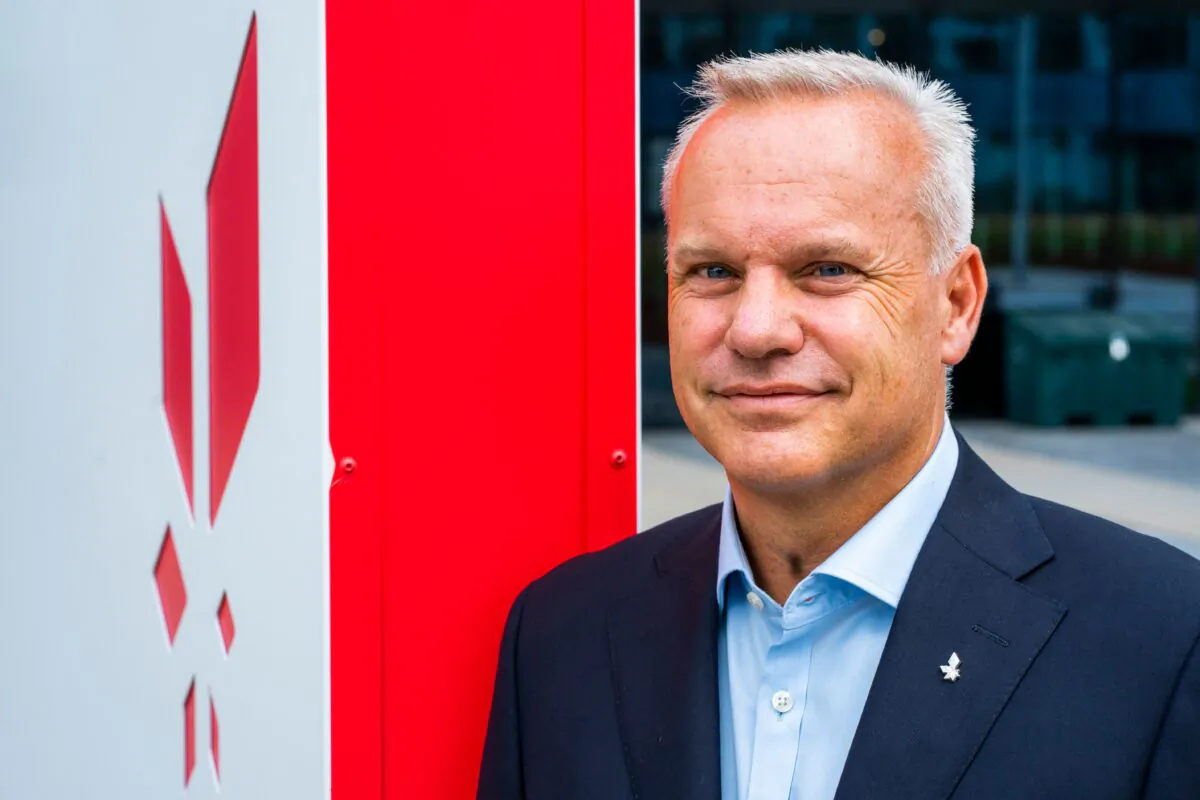 Anders Opedal, CEO of Equinor, at the headquarters of Equinor in Fornebu, Baerum, Norway, on Aug. 10, 2020. (Hakon Mosvold Larsen/NTB/AFP via Getty Images)