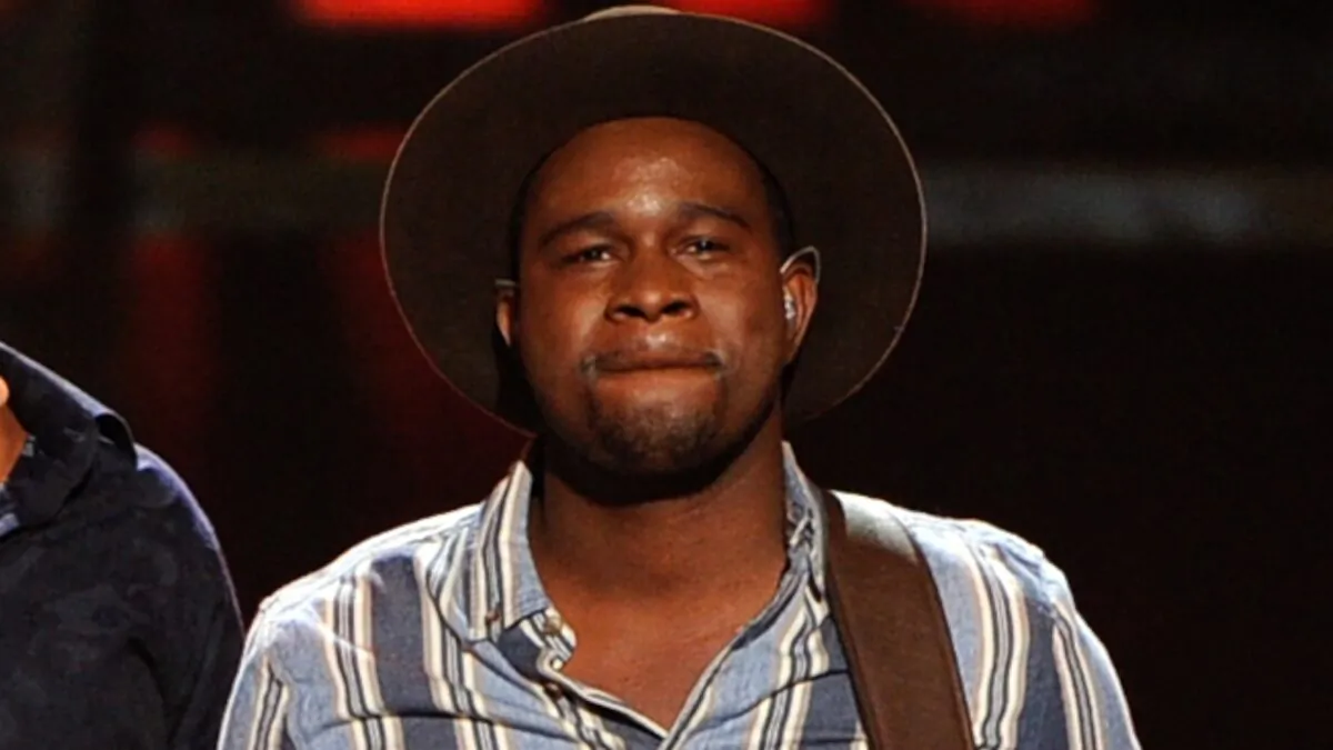 C.J. Harris onstage during Fox's "American Idol" XIII Finale at Nokia Theatre L.A. Live in Los Angeles, Calif., on May 21, 2014. (Kevin Winter/Getty Images)