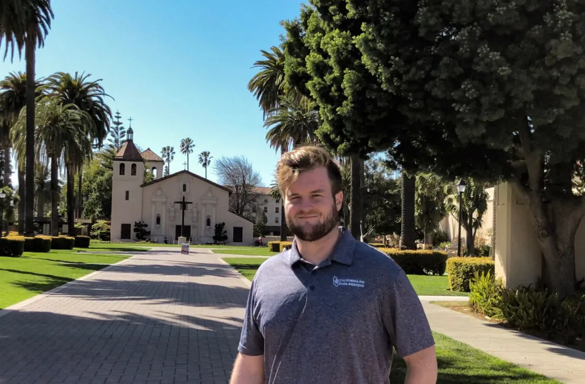 Charlie Ternan at Santa Clara University in 2019. (Courtesy of Song for Charlie)