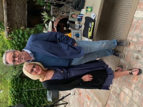 Mary and Ed Ternan on the one-year anniversary of the death of their son Charlie by a fentanyl overdose on May 14, 2021.