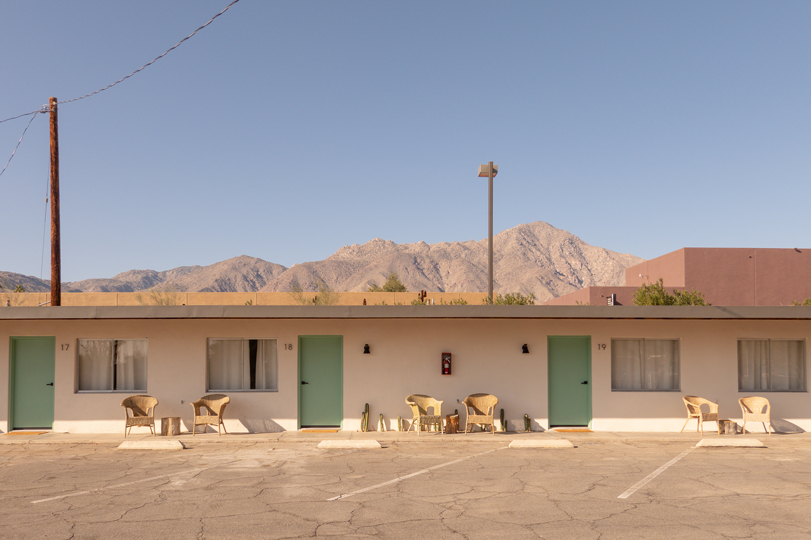The Hacienda del Sol motel in Borrego Springs.