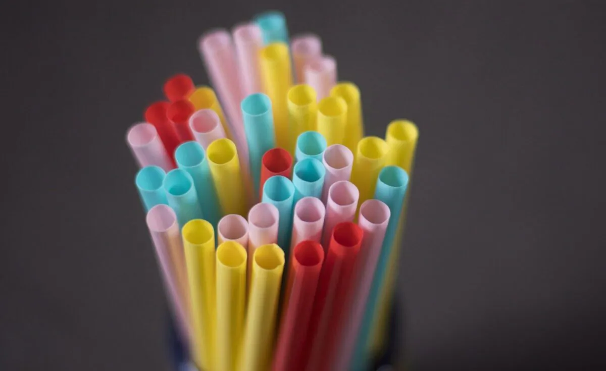Plastic straws are pictured in Vancouver on June 4, 2018. (The Canadian Press/Jonathan Hayward)