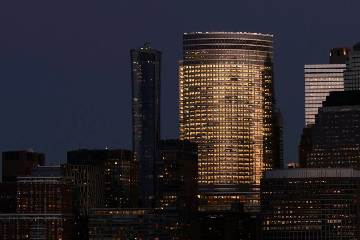 A view of the Goldman Sachs global headquarters in Manhattan, N.Y., on Nov. 15, 2021. (Andrew Kelly/Reuters)
