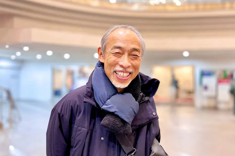Mr. Arai Nobuaki, a Ph.D. and patent lawyer, attends Shen Yun Performing Arts at the Kawaguchi Comprehensive Cultural Center Lilia in Kawaguchi, Japan, on Jan. 17, 2023. (Niu Bin/The Epoch Times)