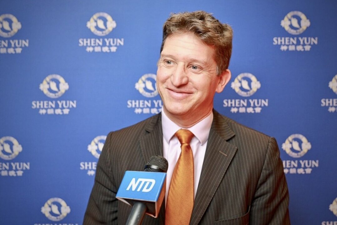 Nicolas Cottier attends Shen Yun performing Arts, on Jan. 14, 2023, in Lausanne, Switzerland. (NTD)
