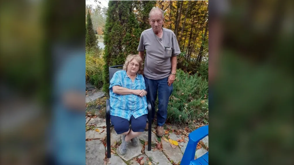 James and Sandra Helm of Moira, New York are seen being held captive in Quebec in 2020, in this court handout image received Jan. 17, 2023. (The Canadian Press/Exhibit, Quebec Superior Cour)