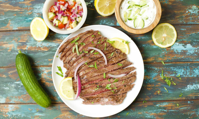 Greek Marinated Flank Steak