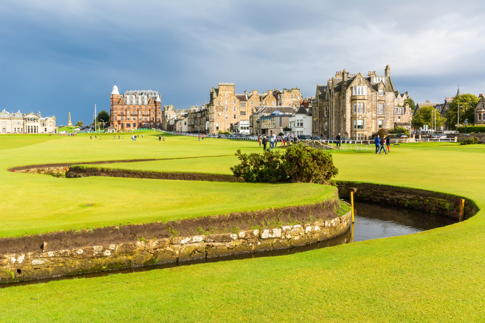 St,Andrews,,Scotland,,United,Kingdom,Â,September,10,,2017.,Swilcan