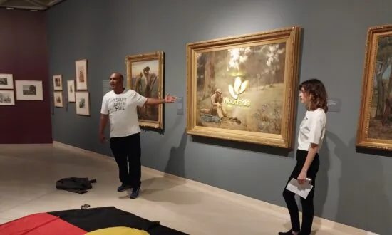 Activists Vandalise 130-Year-Old Iconic Painting With Logo of Energy Company