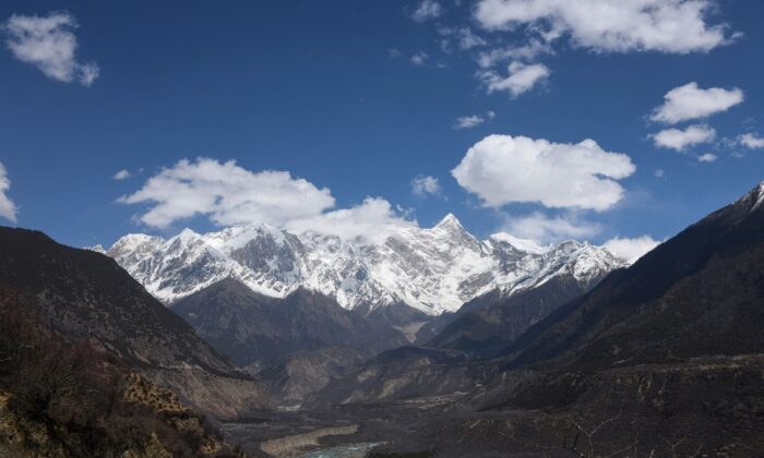  The Yarlung Zangbo Grand Canyon in Megok county, Nyingchi city, in China's western Tibet Autonomous Region, in this photo taken on March 28, 2021. (STR/AFP via Getty Images)