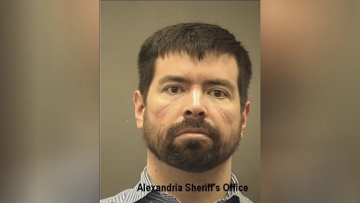 Hatchet Speed in an undated police booking photo. (Alexandria Sheriff's Office via AP)