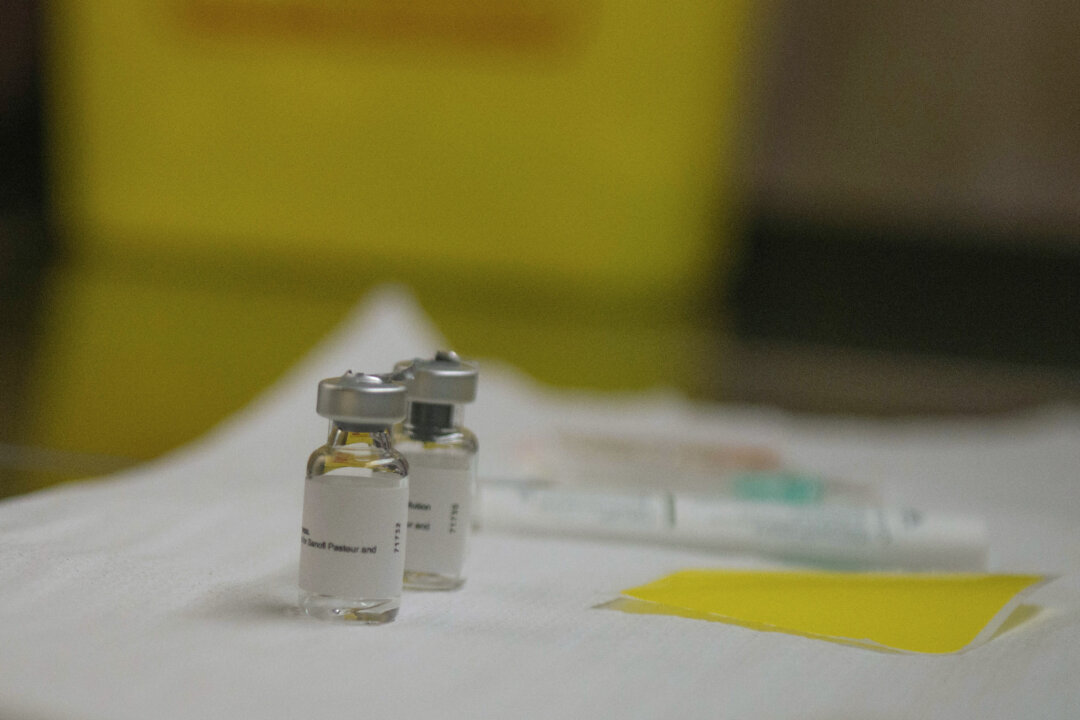 An HIV vaccine. (Mujahid Safodien/AFP via Getty Images)