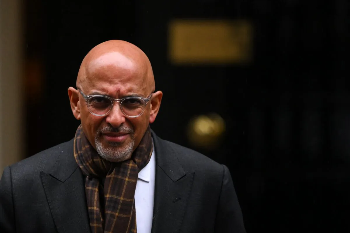 Conservative Party chairman Nadhim Zahawi leaves after attending the weekly Cabinet meeting at 10 Downing Street, in London, on Jan. 10, 2023. (Daniel Leal/AFP via Getty Images)