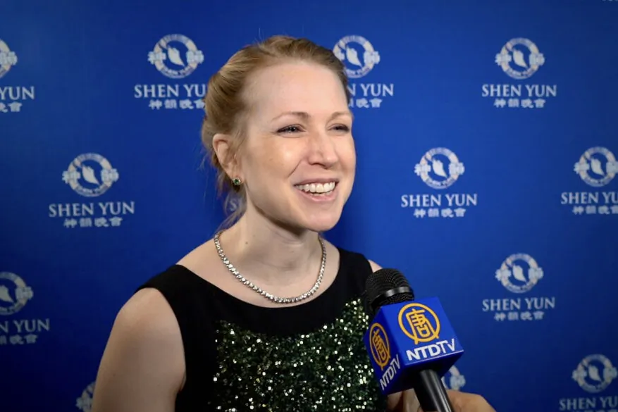 Breanna Campbell enjoyed Shen Yun Performing Arts at the Baton Rouge River Center Theater, on Jan. 21, 2023. (NTD)