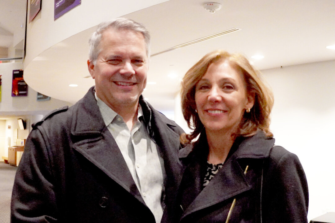 Chris and Susan Kachouroff enjoyed Shen Yun Performing Arts at the George Mason University Center for the Arts on Jan. 21, 2023. (Terri Wu/The Epoch Times)