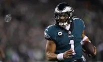 Hurts, Eagles Pound Giants Early, Coast to NFC Title Game