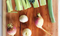 Braised Baby Turnips & Greens