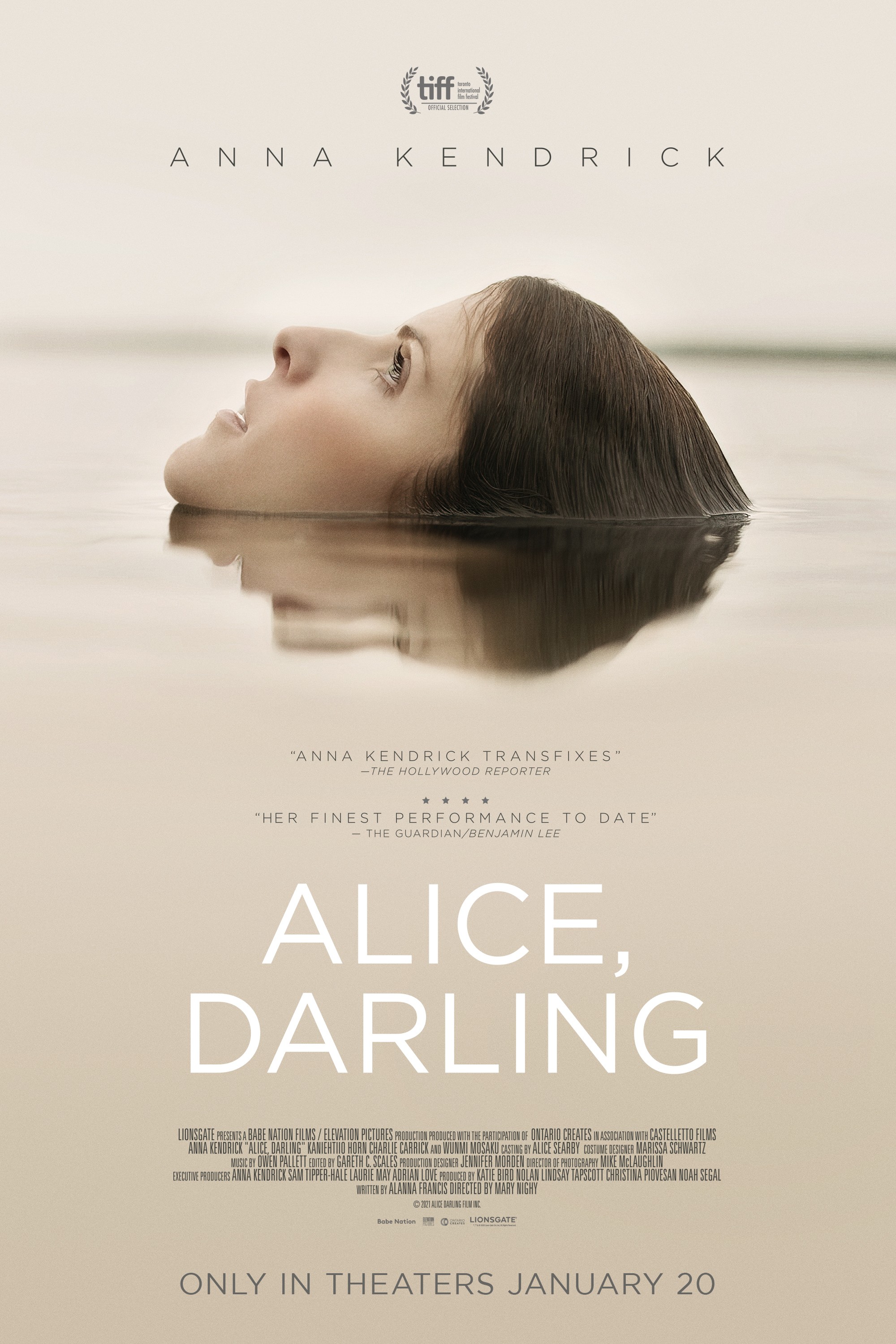 Movie poster for ALICE, DARLING