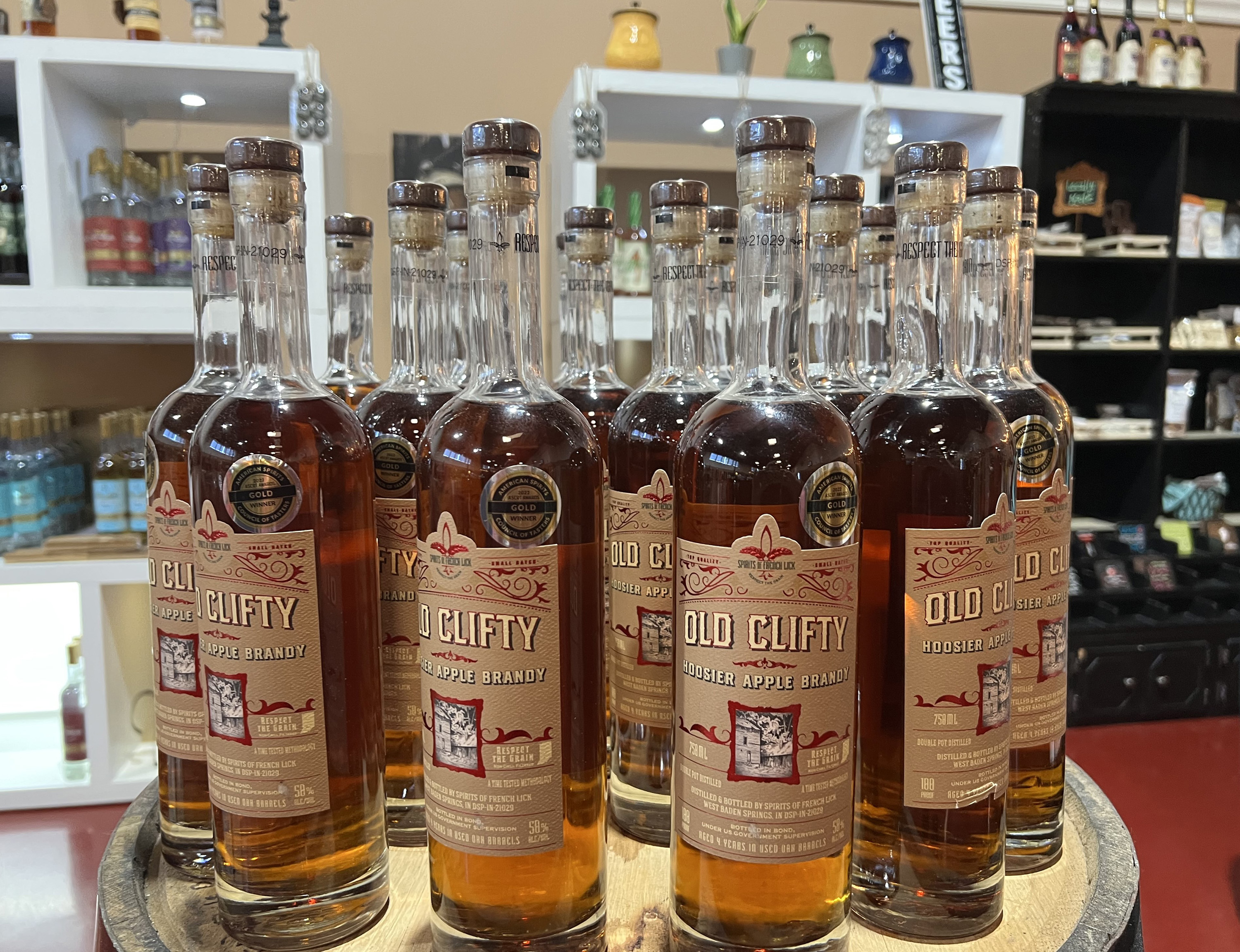 Old Clifty Hoosier Apple Brandy