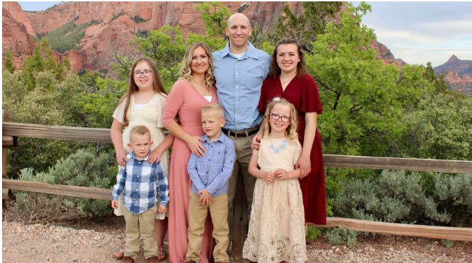 An undated photo of Michael Haight and his wife Tausha and their five children. Michael is accused of killing his entire family and then himself at their Utah home on Jan. 4, 2023. (Courtesy photo of Tausha Haight's family)