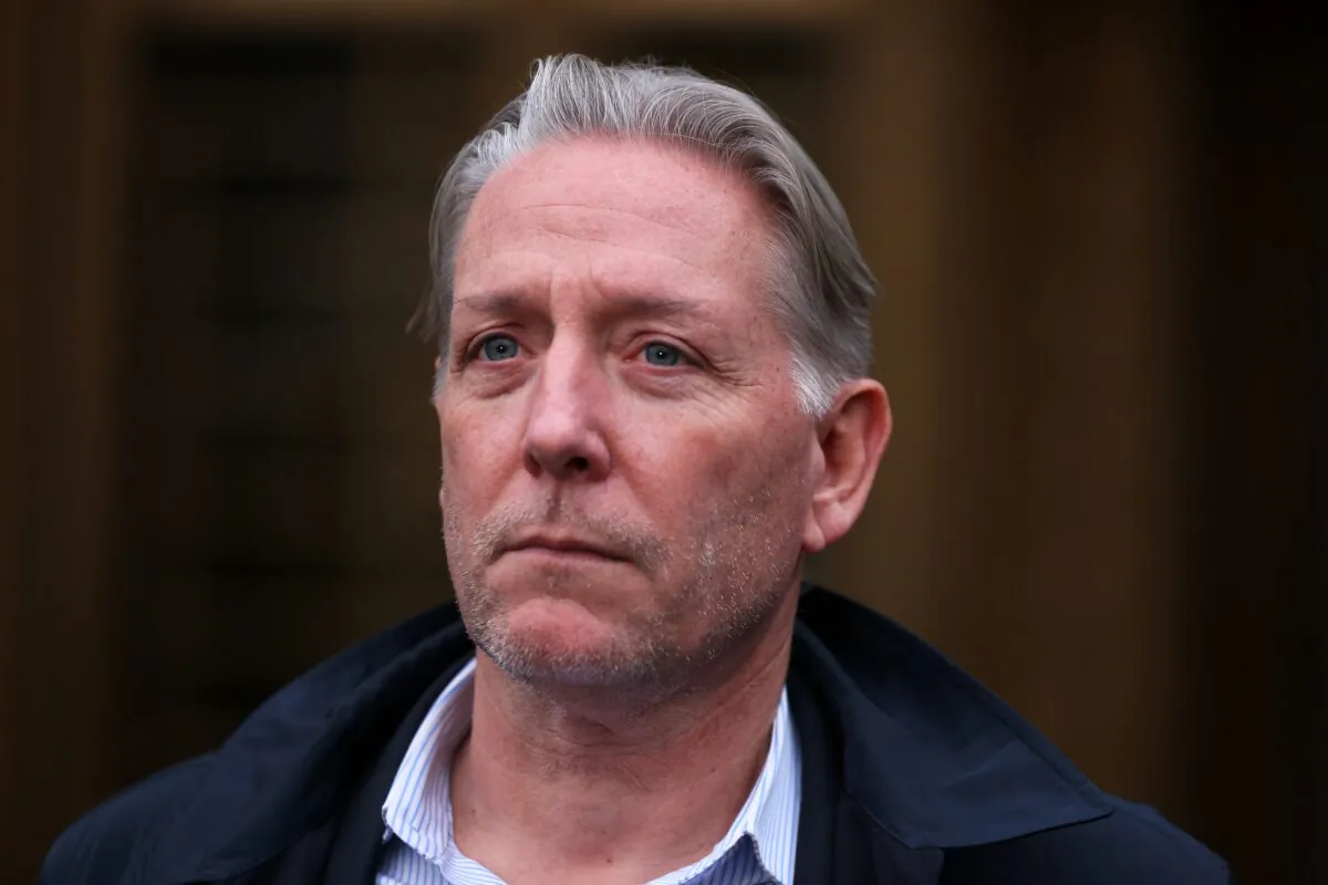 Charles McGonigal, the former head of counterintelligence for the FBI’s New York office, leaves Manhattan Federal Court in New York on Jan. 23, 2023. (Michael M. Santiago/Getty Images)