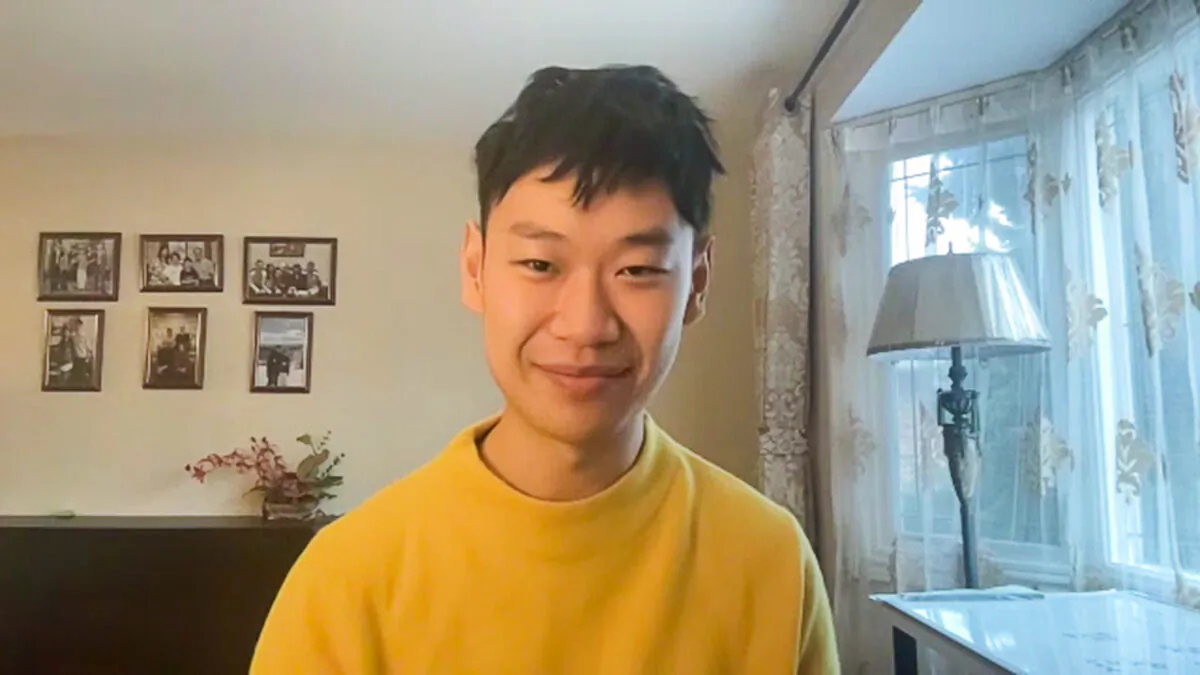 Edward Tian, Princeton University student and GPTZero creator, on Jan.22, 2023. (William Huang/The Epoch Times)