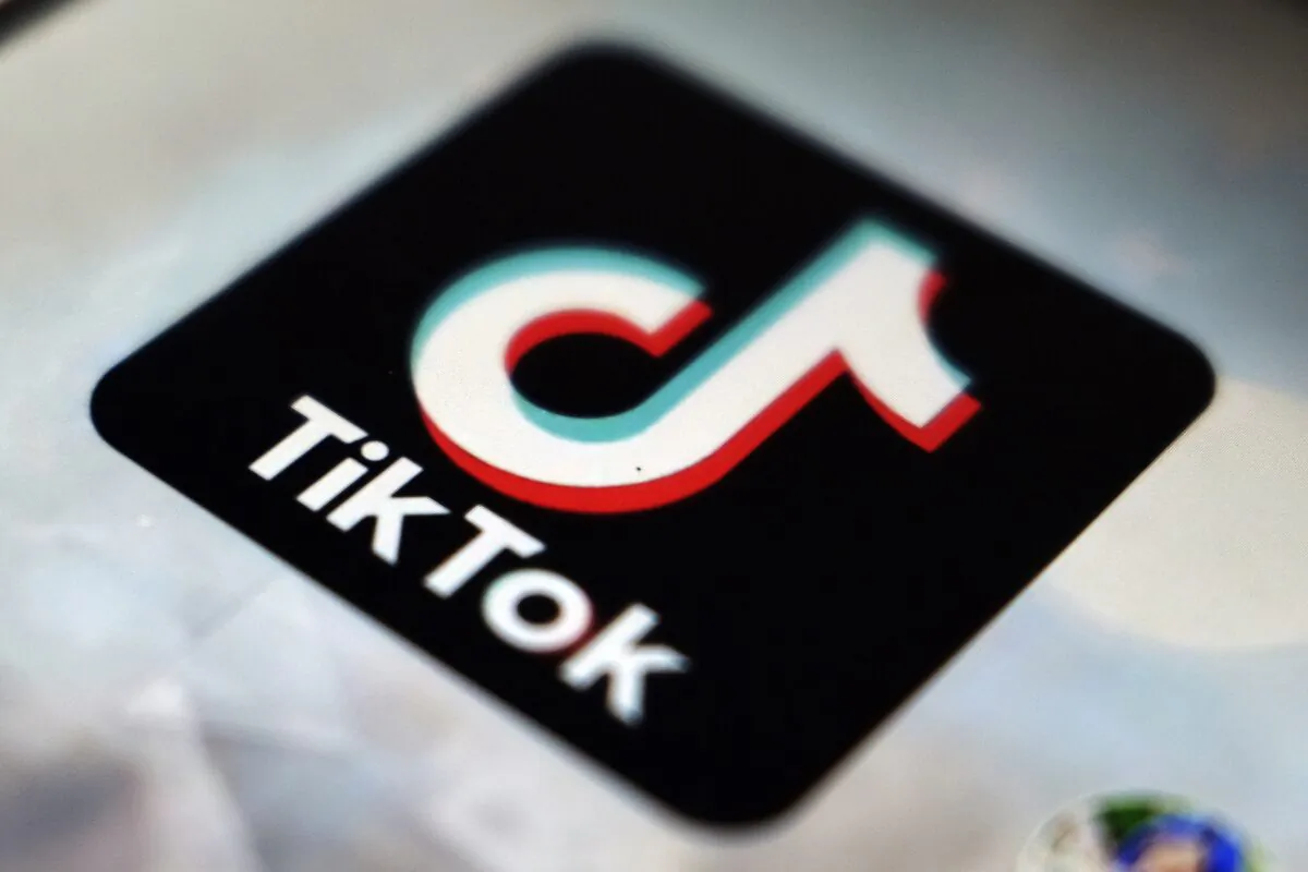 The TikTok app logo is pictured in Tokyo on Sept. 28, 2020. (Kiichiro Sato/AP Photo)