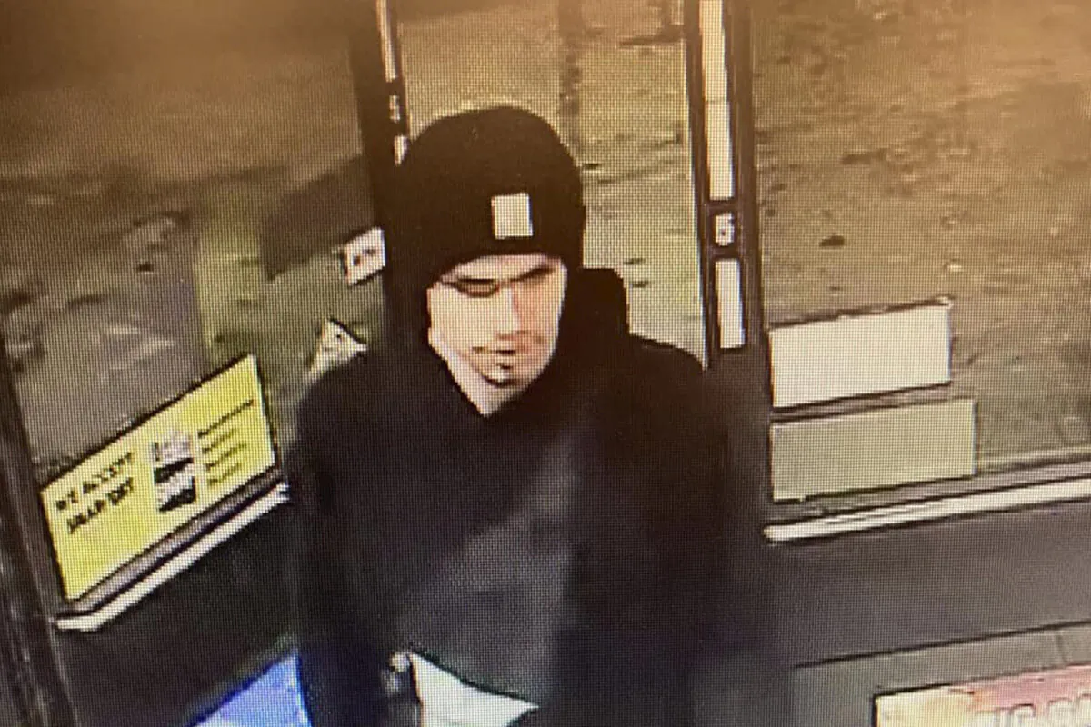 A suspect sought in a shooting at a convenience store in Yakima, Wash., early on Jan. 24, 2023. (Yakima Police Department via AP)