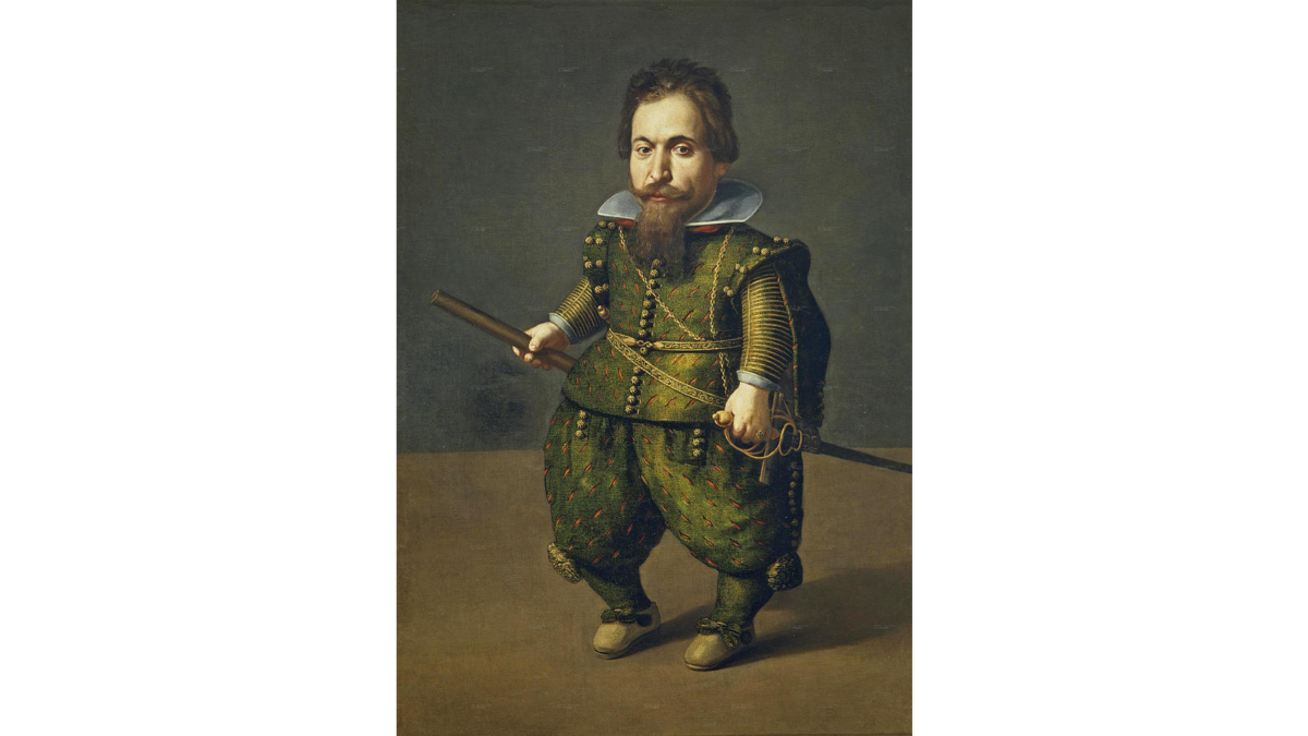Looks don't measure a man. "Portrait of a Dwarf," 1626, by Juan van der Hamen. Prado. (Public Domain)