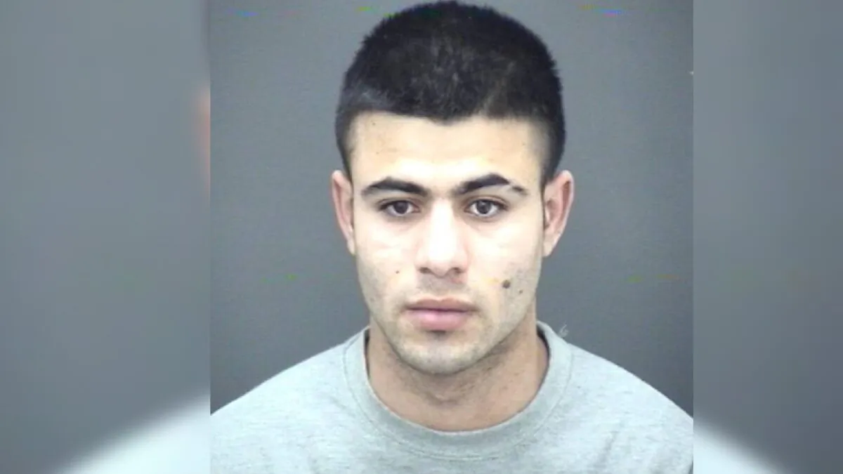 An undated police mugshot of Lawangeen Abdulrahimzai, who murdered Thomas Roberts in Bournemouth, England, on March 12, 2022. (Dorset Police)